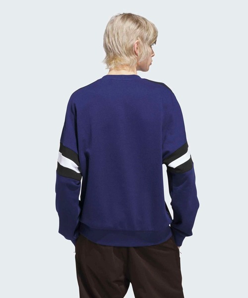 adidas（アディダス）の「スケートボード ビンテージ風 クルーネック スウェットシャツ / トレーナー / アディダスオリジナルス adidas Originals（スウェット・メンズ・ブルー・3XL/X-LARGE/LARGE/XX-LARGE/X-SMALL/SMALL/MEDIUM）」の3枚目の写真