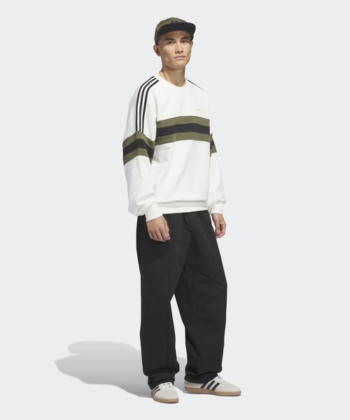 adidas（アディダス）の「スケートボード ビンテージ風 クルーネック スウェットシャツ / トレーナー / アディダスオリジナルス adidas Originals（スウェット・メンズ・ブルー・3XL/X-LARGE/LARGE/XX-LARGE/X-SMALL/SMALL/MEDIUM）」の9枚目の写真
