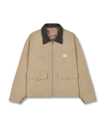 Cotton Work Jacket Beige