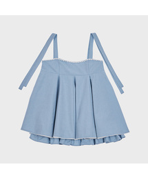 Balloon Mini Dress (Light Blue)
