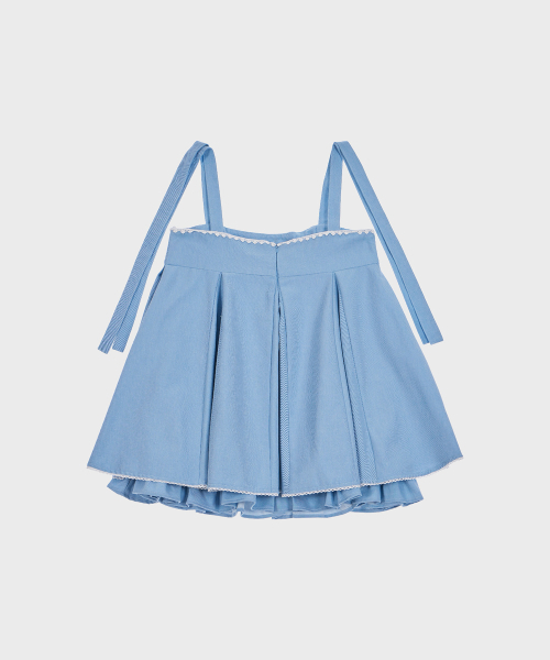 ALKI ALKA(アルキアルカ)の「Balloon Mini Dress (Light Blue)(ワンピース・レディース・ライトブルー・FREE)」の3枚目の写真