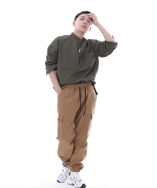 SAINTCREW（セントクルー）の「レトロラインカーゴジョガーパンツ RL-311CJ キャメル（スウェットパンツ・メンズ・その他・SMALL/MEDIUM/LARGE/X-LARGE）」の5枚目の写真