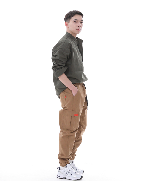 SAINTCREW（セントクルー）の「レトロラインカーゴジョガーパンツ RL-311CJ キャメル（スウェットパンツ・メンズ・その他・SMALL/MEDIUM/LARGE/X-LARGE）」の6枚目の写真