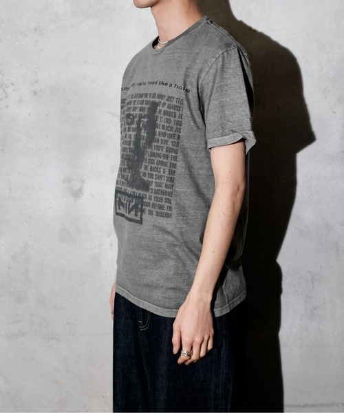 THRIFTY LOOK（スリフティールック）の「THRIFTY LOOK スリフティルック / PIGMNET"NINE INCH NAILS"TEE（Tシャツ/カットソー・メンズ・ブラック・MEDIUM/LARGE）」の5枚目の写真