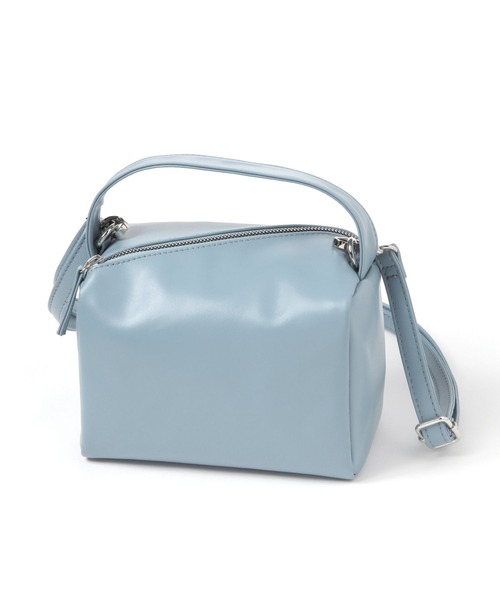 LAKOLE(ラコレ)の「ソフトスクエアミニ2WAYショルダーバッグ2 / 635584(ショルダーバッグ・レディース・オフホワイト/ダークブルー/ブラック・FREE)」の10枚目の写真