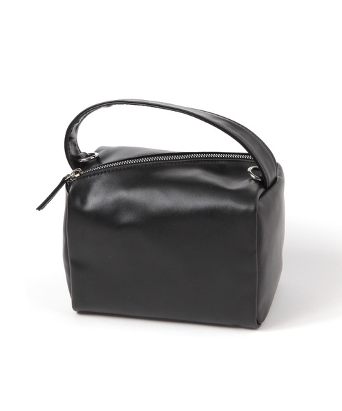 LAKOLE(ラコレ)の「ソフトスクエアミニ2WAYショルダーバッグ2 / 635584(ショルダーバッグ・レディース・オフホワイト/ダークブルー/ブラック・FREE)」の12枚目の写真