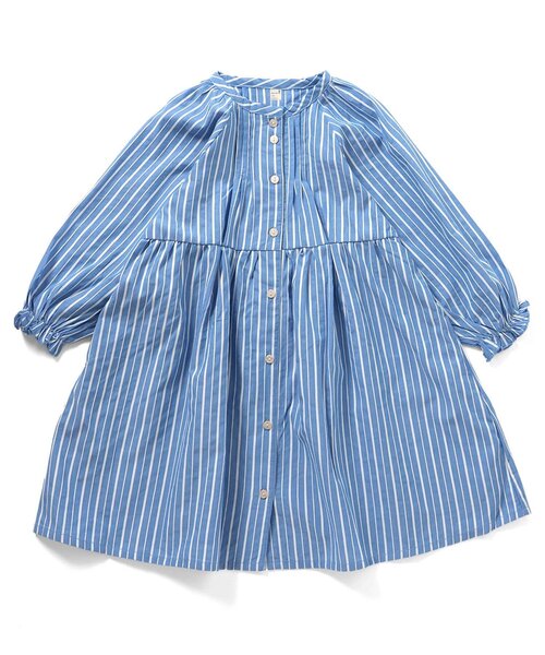 apres les cours（アプレレクール）の「【WEB限定】まいにちワンピース_ジュニア対応（ワンピース・キッズ・インディゴブルー/チェック/ピンク/その他3/サックスブルー/ベビーピンク・90/80/140/130/120/110/100）」の19枚目の写真