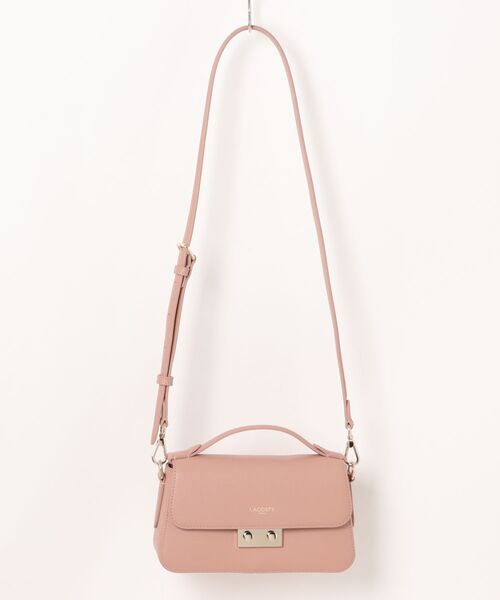 LACOSTE（ラコステ）の「《LACOSTE》CROSSOVER BAG（ショルダーバッグ・レディース・ベージュ/ブラック/ピンク系その他/ブルー・フリー）」の4枚目の写真