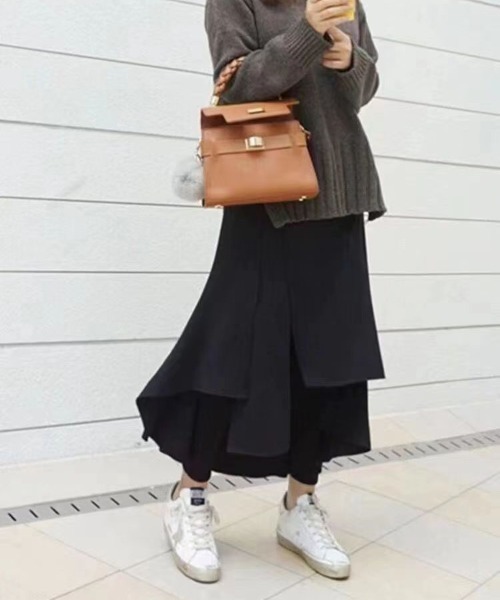 Flugge(フラッジー)の「アシンメトリーフレアスカート(スカート・レディース・グレー/ブラック・MEDIUM/LARGE)」の5枚目の写真