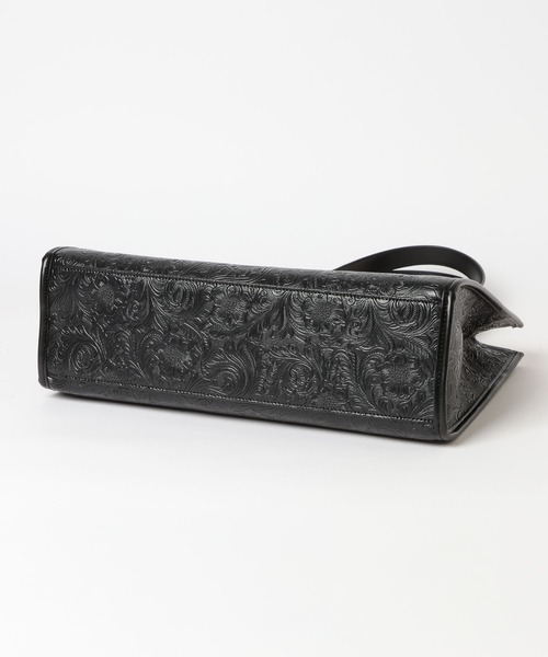 HARE（ハレ）の「FlowerエンボスBIGバッグ(HARE)（トートバッグ・レディース・グレー/ブラック・FREE）」の18枚目の写真