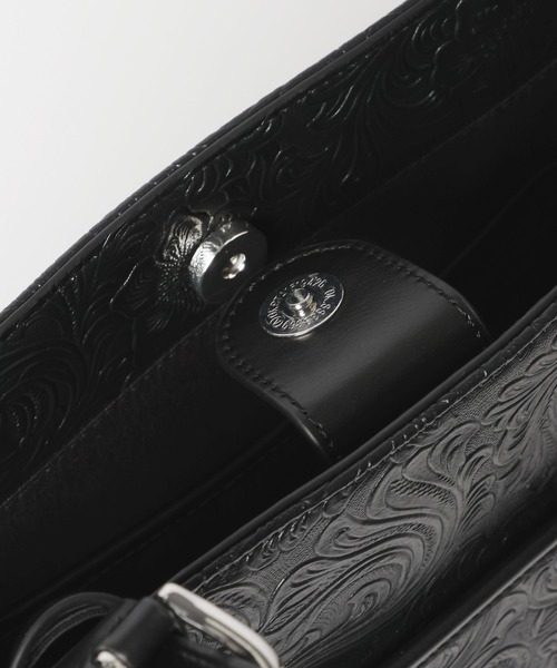 HARE（ハレ）の「FlowerエンボスBIGバッグ(HARE)（トートバッグ・レディース・グレー/ブラック・FREE）」の21枚目の写真