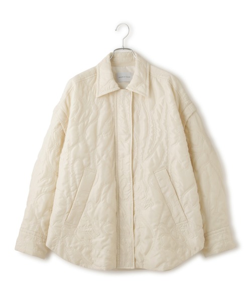 アダムエロペ : 2WAYキルティングシャツジャケット ADAM ET ROPE'（アダムエロペ） ブルゾン アウター 2WAYキルティング