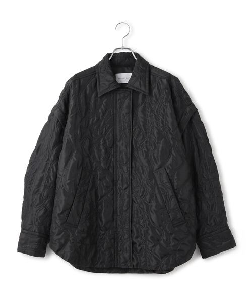 アダムエロペ : 2WAYキルティングシャツジャケット 2WAYキルティングシャツジャケット（ブルゾン）｜ADAM ET ROPE
