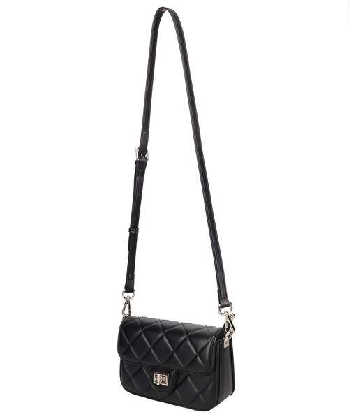 31 Sons de mode（トランテアン　ソン　ドゥ　モード）の「キルティングボックスショルダーバッグ（ショルダーバッグ・レディース・ブラック/ベージュ・ﾌﾘ-）」の7枚目の写真