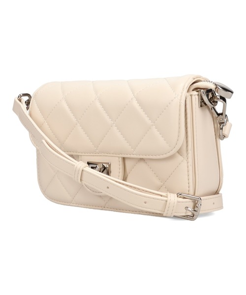 31 Sons de mode（トランテアン　ソン　ドゥ　モード）の「キルティングボックスショルダーバッグ（ショルダーバッグ・レディース・ブラック/ベージュ・ﾌﾘ-）」の16枚目の写真