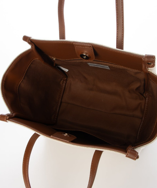 cache cache(カシュ カシュ)の「カシュカシュ cachecache / ミニポーチ付エルガリートート(トートバッグ・レディース・キャメル/ブラック・FREE)」の22枚目の写真