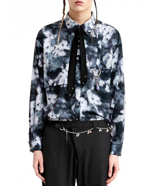 YOUCHE PRET A PORTER(ユッシュプレタポルテ)の「エヌエックスサークルシャツ ブラック(シャツ/ブラウス・メンズ・その他・MEDIUM/LARGE)」の3枚目の写真