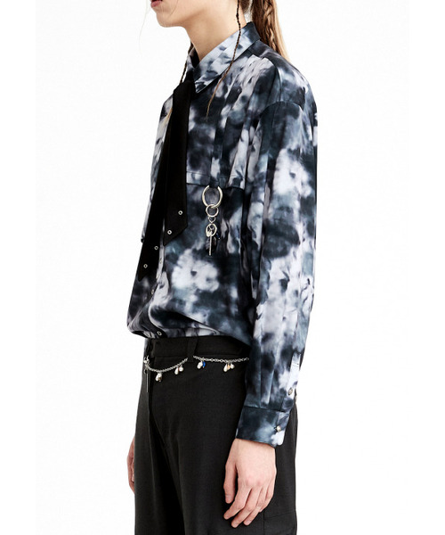 YOUCHE PRET A PORTER(ユッシュプレタポルテ)の「エヌエックスサークルシャツ ブラック(シャツ/ブラウス・メンズ・その他・MEDIUM/LARGE)」の4枚目の写真