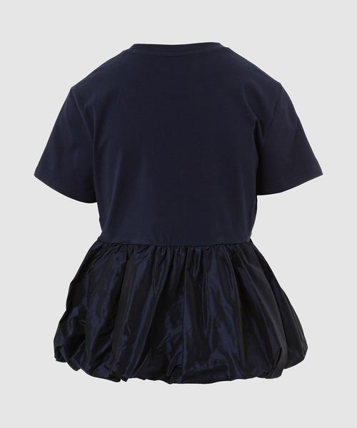 CECILIE BAHNSEN（セシリー バンセン）の「SHORT SLEEVE T-SHIRT WITH CONTRAST BALLOON PEPLUM（Tシャツ/カットソー・レディース・ネイビー・M/S/XS）」の5枚目の写真