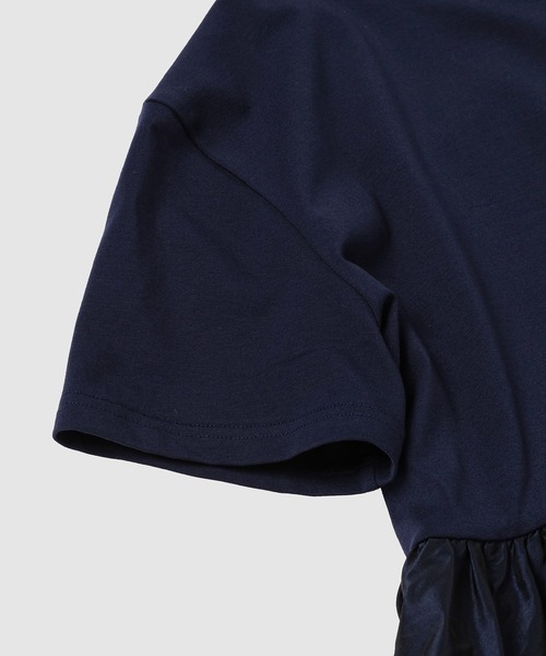 CECILIE BAHNSEN（セシリー バンセン）の「SHORT SLEEVE T-SHIRT WITH CONTRAST BALLOON PEPLUM（Tシャツ/カットソー・レディース・ネイビー・M/S/XS）」の7枚目の写真