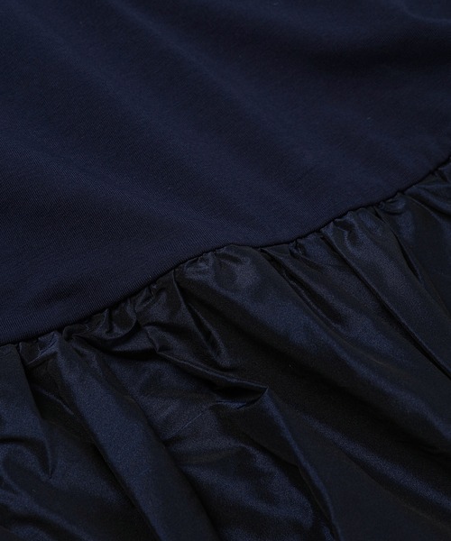 CECILIE BAHNSEN（セシリー バンセン）の「SHORT SLEEVE T-SHIRT WITH CONTRAST BALLOON PEPLUM（Tシャツ/カットソー・レディース・ネイビー・M/S/XS）」の9枚目の写真