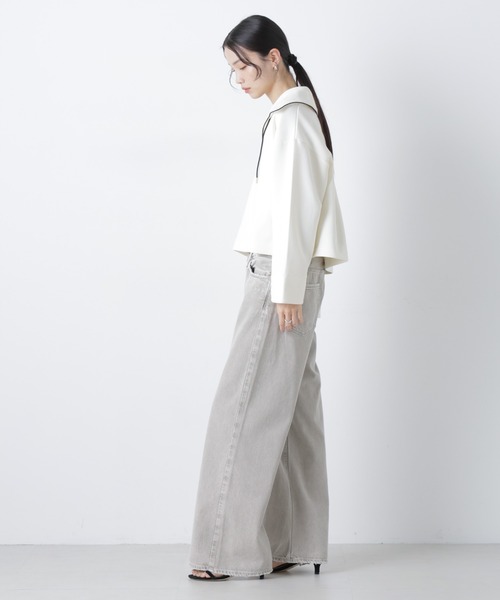 upperhights（アッパーハイツ）の「upper hights/THE LAUREN（デニムパンツ・レディース・グレー/ブルー・23/25/24）」の15枚目の写真