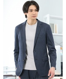 TAKA-Q（タカキュー）の「【ストレッチ 手洗い可能】タカキュー 2ボタンジャケット 紺(セットアップ可能)（スーツジャケット）」