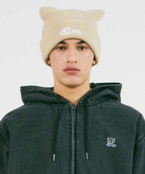 LMCの「SQUARE BEANIE beige（ニットキャップ/ビーニー・レディース・その他・ONE SIZE）」の2枚目の写真