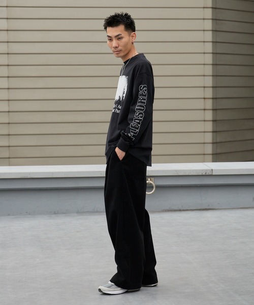 PLEASURES(プレジャー)の「PLEASURES/プレジャーズ INCOGNITO LONG SLEEVE グラフィックデザイン ロングスリーブ Tシャツ 2026年春夏(Tシャツ/カットソー・メンズ・ブラック・M/L/XL)」の10枚目の写真