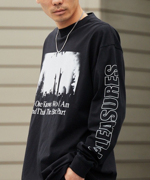 PLEASURES（プレジャー）の「PLEASURES/プレジャーズ INCOGNITO LONG SLEEVE グラフィックデザイン ロングスリーブ Tシャツ ロンT 2026年 夏 夏服（Tシャツ/カットソー・メンズ・ブラック・M/L/XL）」の22枚目の写真