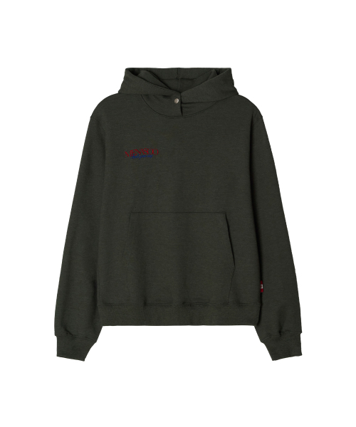 MENASOO(ミナス)の「Menasoo Hearttrack Hoodie_Khaki(パーカー・レディース・カーキ・1/2)」の5枚目の写真