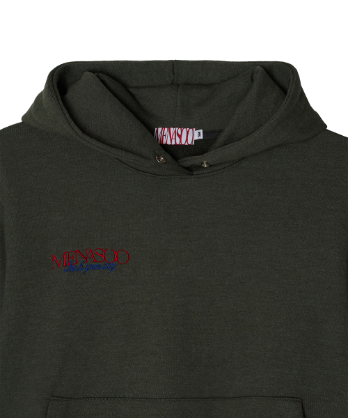 MENASOO(ミナス)の「Menasoo Hearttrack Hoodie_Khaki(パーカー・レディース・カーキ・1/2)」の7枚目の写真