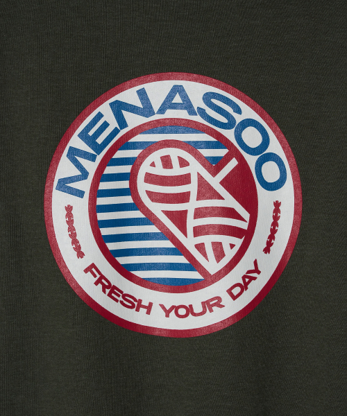 MENASOO(ミナス)の「Menasoo Hearttrack Hoodie_Khaki(パーカー・レディース・カーキ・1/2)」の12枚目の写真
