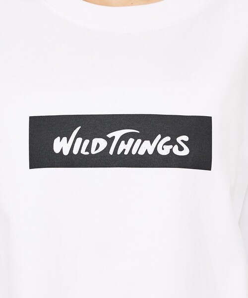 WILD THINGS(ワイルドシングス)の「【WILDTHINGS / ワイルドシングス】BOX LOGO TEE / ボックスロゴTシャツ(半袖・ユニセックス)WT26055K(Tシャツ/カットソー・メンズ・ブラック/カーキ/ネイビー/ホワイト・M/L)」の20枚目の写真