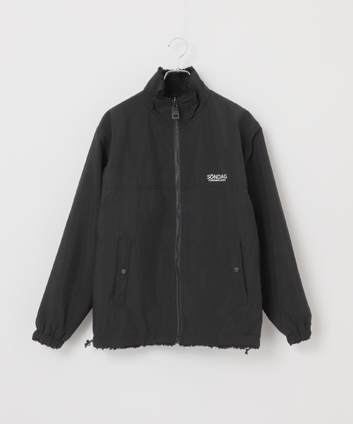 B.C STOCK（ベーセーストック）の「《追加》【OLIVEDRAB/オリーブドラブ】 リバーシブル PARK ボアジャケット（ブルゾン・メンズ・ブラック/ブラウン・MEDIUM/LARGE）」の6枚目の写真