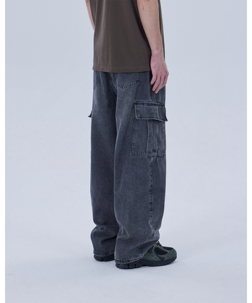 DYSFUNCT(ディスファンクト)の「TWO TUCK CARGO DENIM PANTS(デニムパンツ・メンズ・その他・S/M/L)」の2枚目の写真