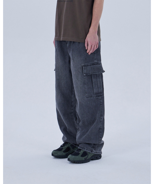 DYSFUNCT(ディスファンクト)の「TWO TUCK CARGO DENIM PANTS(デニムパンツ・メンズ・その他・S/M/L)」の3枚目の写真