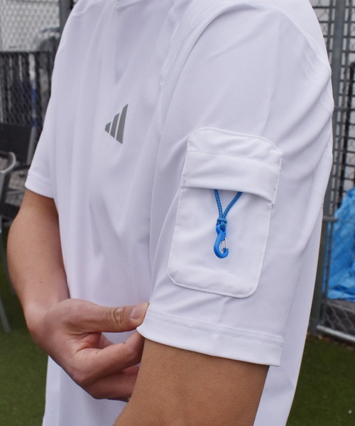 adidas(アディダス)の「adidas/アディダス 半袖 Tシャツ メンズ 水陸両用 M CITYTECH SIRK RASH MGW27(Tシャツ/カットソー・メンズ・ホワイト・3XL/2XL/XL/L/M)」の8枚目の写真
