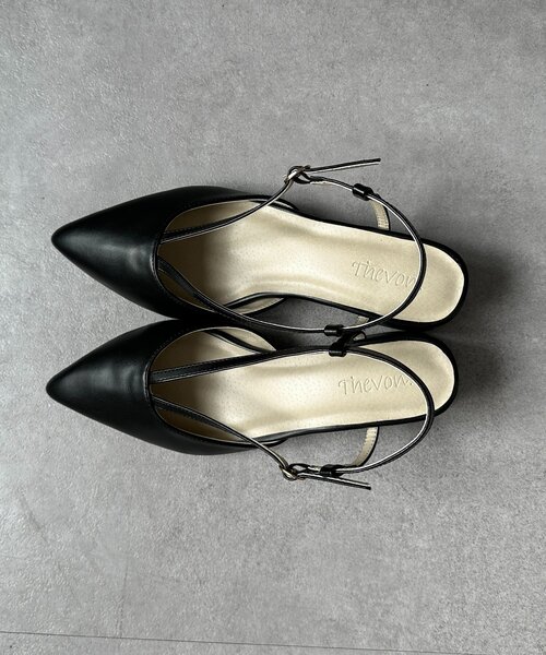 Thevon(ゼボン)の「Vラインミュールパンプス(パンプス・レディース・ブラック/オレンジ・L/M)」の13枚目の写真