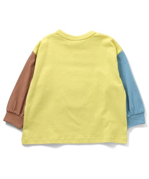 BREEZE（ブリーズ）の「【リンク】ユニークサガラワッペンロンT_ジュニア対応（Tシャツ/カットソー・キッズ・グリーン/ピンク/レインボー/チャコール/ブルー/オフホワイト・80/90/100/110/120/130/140）」の13枚目の写真