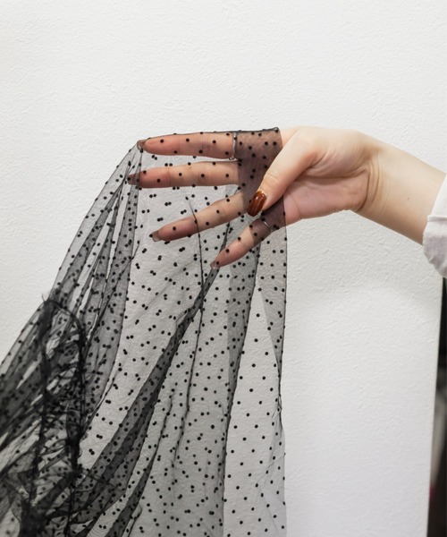 CLETTE(クレット)の「CLETTEオリジナルインナーセットパッチワークチュールキャミワンピース(ワンピース・レディース・ブラック/ブルー/ブラウン・4L/3L/LL)」の22枚目の写真