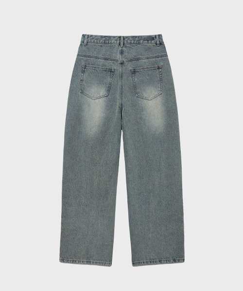 NOIRER(ノイア)の「クラシックワイドデニムパンツ(ライトブルー)(デニムパンツ・メンズ・その他・48/50/52)」の3枚目の写真