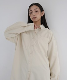 hellam（へラム）の「合繊オーバーサイズシャツ（シャツ/ブラウス）」