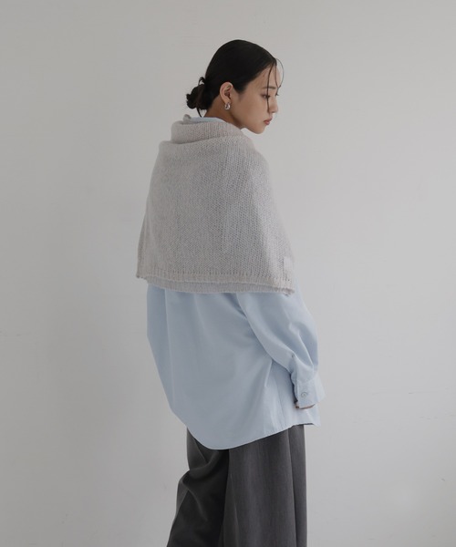 hellam(へラム)の「合繊オーバーサイズシャツ(シャツ/ブラウス・レディース・アイボリー/ピンク/イエロー/ブルー・FREE)」の12枚目の写真