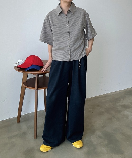 UNDERSTATEMENTs(アンダーステイトメント)の「【ユニセックス】チェックアンティークボタンシャツ(シャツ/ブラウス・メンズ・ブラウン/ベージュ・LARGE/MEDIUM)」の14枚目の写真