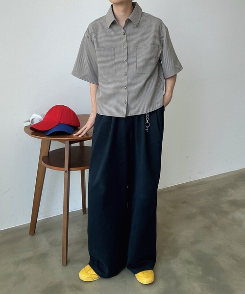 UNDERSTATEMENTs(アンダーステイトメント)の「【ユニセックス】チェックアンティークボタンシャツ(シャツ/ブラウス・メンズ・ブラウン/ベージュ・LARGE/MEDIUM)」の15枚目の写真