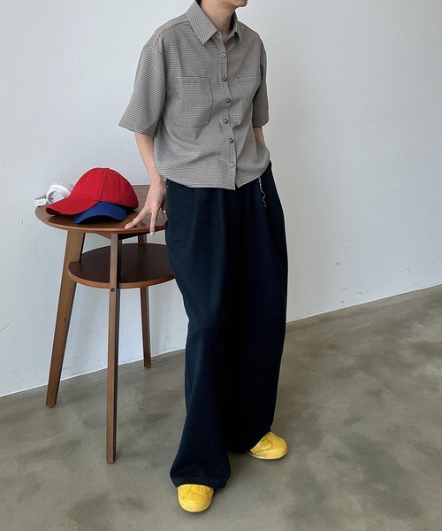 UNDERSTATEMENTs(アンダーステイトメント)の「【ユニセックス】チェックアンティークボタンシャツ(シャツ/ブラウス・メンズ・ブラウン/ベージュ・LARGE/MEDIUM)」の17枚目の写真