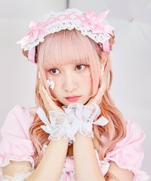 BODYLINE | サテンリボンレースアップヘッドドレス(その他ヘアアクセサリー)