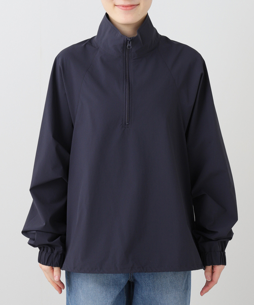 JOURNAL STANDARD LUXE（ジャーナルスタンダード　ラックス）の「ドライナイロンハーフジップブルゾン（ブルゾン・レディース・ブラック/ネイビー・FREE）」の15枚目の写真