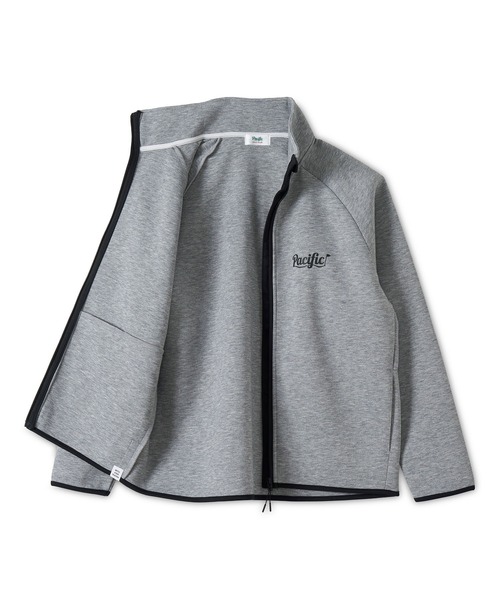 Pacific GOLF CLUB(パシフィックゴルフクラブ)の「DOUBLE KNIT ZIP BLOUSON(ジャージ・メンズ・ブラック/グレー・M/L/S/XL)」の3枚目の写真